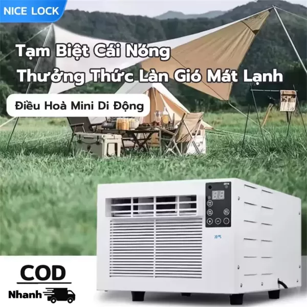 Hướng dẫn lắp đặt và sử dụng Điều Hòa Di Động Mini A01 3000BTU cho không gian nhà ở