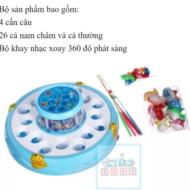 Đồ chơi câu cá bàn xoay 360độ có nhạc- 4 cần câu+4 khay đựng-Rèn luyện sự tập trung,quan sát,tư duy 8 Đồ chơi câu cá bàn xoay 360độ có nhạc- 4 cần câu+4 khay đựng-Rèn luyện sự tập trung,quan sát,tư duy 8