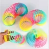 Đồ Chơi Cầu Vồng Ma Thuật Vòng Tay Lò Xo Bằng Nhựa ABS An Toàn Cho Bé size lớn 9x9cm, Vòng Lò Xo Nhiều Màu Sắc Bắt Mắt 5