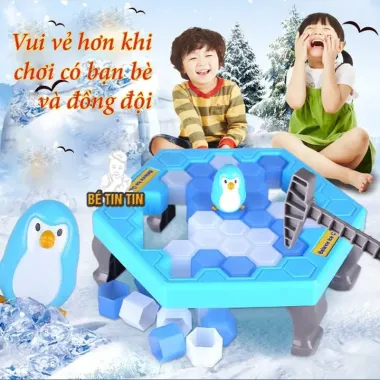 Đồ Chơi Đập Băng Cứu Chim Cánh Cụt Vui Nhộn Cho Bé Và Gia Đình - Trò Chơi Gắn Kết