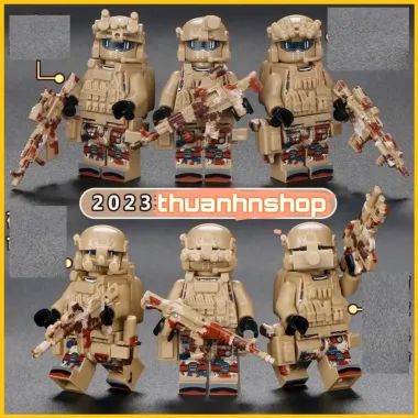 Đồ Chơi Lắp Ráp Quân Đội Mini Swat Cảnh Biển V30 Khối Giá Cực Sốc 25k 4