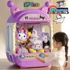 Đồ Chơi Máy Gắp Thú Mini Hình Kuromi , Melody, Hello Kitty Kích Thước Lớn Có Nhạc và Đèn Tặng Kèm Xu Và Gấu Bông Cho Bé 1