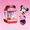 Đồ Chơi Máy Gắp Thú Mini Hình Kuromi , Melody, Hello Kitty Kích Thước Lớn Có Nhạc và Đèn Tặng Kèm Xu Và Gấu Bông Cho Bé 4