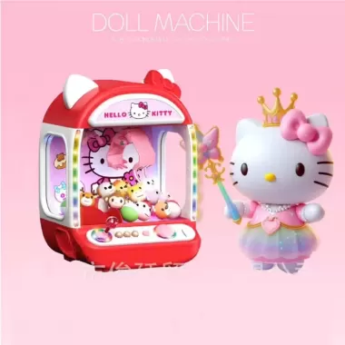 Đồ Chơi Máy Gắp Thú Mini Hình Kuromi , Melody, Hello Kitty Kích Thước Lớn Có Nhạc và Đèn Tặng Kèm Xu Và Gấu Bông Cho Bé 7 Đồ Chơi Máy Gắp Thú Mini Hình Kuromi , Melody, Hello Kitty Kích Thước Lớn Có Nhạc và Đèn Tặng Kèm Xu Và Gấu Bông Cho Bé 7