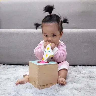 Đồ Chơi Montessori Hộp Khăn Giấy Cảm Giác Cho Bé - Giảm 20% còn 185130đ 5