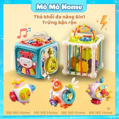 Đồ Chơi Montessori Hộp Khăn Giấy Cảm Giác Cho Bé - Giảm 20% còn 185130đ 6