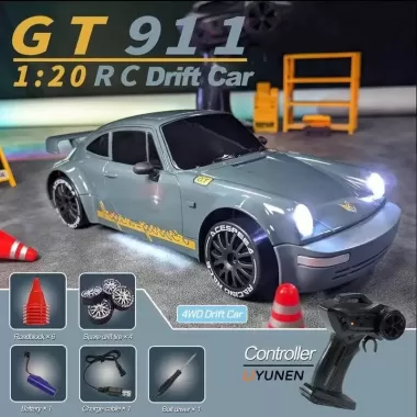 Đồ chơi ô tô điều khiển từ xa OLLADE Rc dành cho trẻ em Quà tặng sinh nhật 911 Porsche - Xanh dương 8