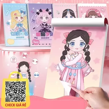 Đồ chơi sách dán sticker hoạt hình đầm công chúa dự tiệc ANDY KIDS miếng dán cô gái dễ thương bé gái 3 Đồ chơi sách dán sticker hoạt hình đầm công chúa dự tiệc ANDY KIDS miếng dán cô gái dễ thương bé gái 3
