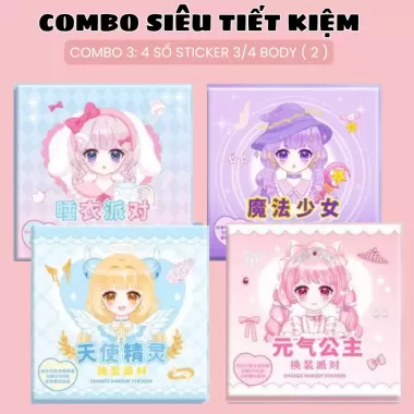 Đồ chơi sách dán sticker hoạt hình đầm công chúa dự tiệc ANDY KIDS miếng dán cô gái dễ thương bé gái 8 Đồ chơi sách dán sticker hoạt hình đầm công chúa dự tiệc ANDY KIDS miếng dán cô gái dễ thương bé gái 8