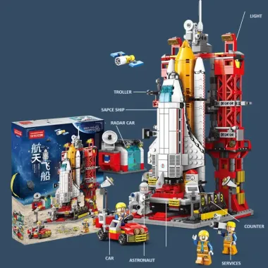 Đồ Chơi Trạm Vũ Trụ T2015 Khối Xây Dựng 58CM Có Động Cơ - Quà Tặng Cho Bé Trai Và Bé Gái 3 Đồ Chơi Trạm Vũ Trụ T2015 Khối Xây Dựng 58CM Có Động Cơ - Quà Tặng Cho Bé Trai Và Bé Gái 3