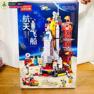 Đồ Chơi Trạm Vũ Trụ T2015 Khối Xây Dựng 58CM Có Động Cơ - Quà Tặng Cho Bé Trai Và Bé Gái 5 Đồ Chơi Trạm Vũ Trụ T2015 Khối Xây Dựng 58CM Có Động Cơ - Quà Tặng Cho Bé Trai Và Bé Gái 5