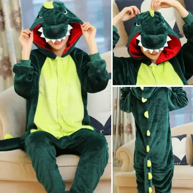 Đồ Ngủ Hóa Trang Khủng Long Dễ Thương Cho Nam Nữ - Giá Chỉ 102600đ 3 Đồ Ngủ Hóa Trang Khủng Long Dễ Thương Cho Nam Nữ - Giá Chỉ 102600đ 3