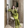 Đồ Ngủ Nữ Bigsize 50-100kg - Bộ Pijama Tay Ngắn Quần Dài Cotton Mềm Phối Ren Giá Cốt 200k 4