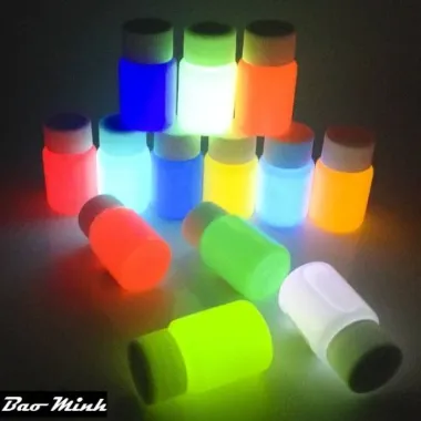 Đồng Hồ Dạ Quang DIY 4 Màu Sắc Phát Sáng Bột Huỳnh Quang Giá Rẻ Chỉ 288200đ