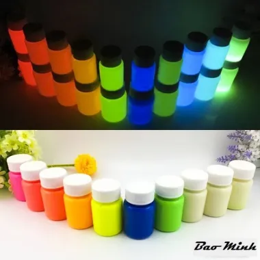 Đồng Hồ Dạ Quang DIY 4 Màu Sắc Phát Sáng Bột Huỳnh Quang Giá Rẻ Chỉ 288200đ