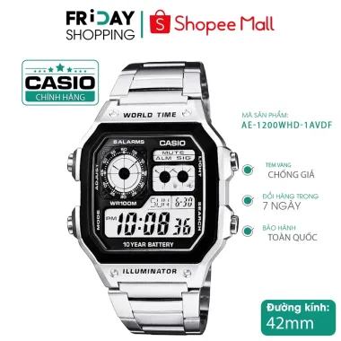 Đồng hồ Nam Casio WR F94 dây cao su mặt nhựa giá rẻ chỉ 89000 giảm từ 113030 VND 5