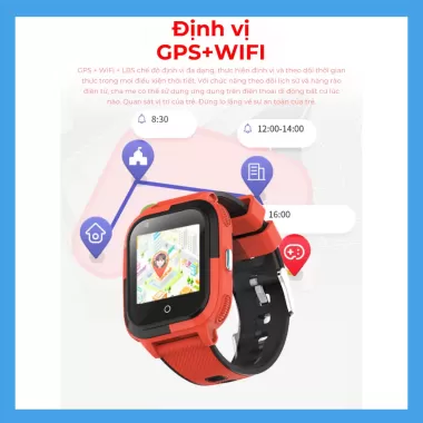 Đồng hồ thông minh trẻ em MANIGO MF56 Lắp sim định vị nghe gọi độc lập call video chống nước 5