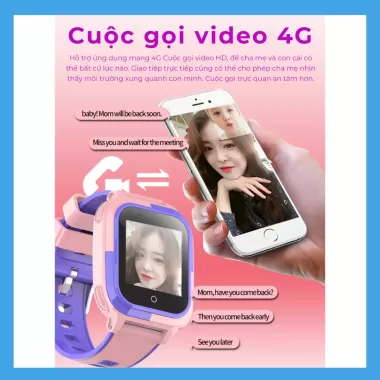 Đồng hồ thông minh trẻ em MANIGO MF56 Lắp sim định vị nghe gọi độc lập call video chống nước 6