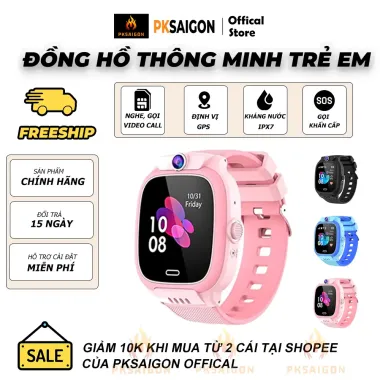 Đồng Hồ Thông Minh Trẻ Em Y36 Video Call Chống Nước Có Tiếng Việt, Lắp Sim, Bảo Hành 12 Tháng PKSAIGON OFFICAL