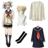 Đồng phục Cosplay My Hero Academia Himiko Toga JK Nữ - Áo Len, Tóc Giả, Giá Chỉ 271k! 1
