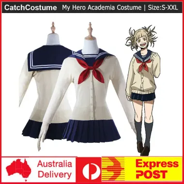 Đồng phục Cosplay My Hero Academia Himiko Toga JK Nữ - Áo Len, Tóc Giả, Giá Chỉ 271k!
