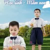 Đồng phục học sinh DP01 thiết kế cách điệu trẻ em bé trai bé gái giá chỉ 195k 3