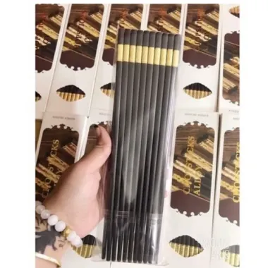 Đũa Ăn Cao Cấp Mạ Vàng Hàn Quốc Chống Trơn Trượt Mốc Bền Mầu Giảm Giá 25.000vnđ 6