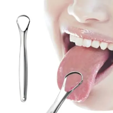 Dụng Cụ Vệ Sinh Lưỡi Răng Miệng Thép Không Gỉ Chất Lượng Cao - Giảm 20% còn 22000đ 1