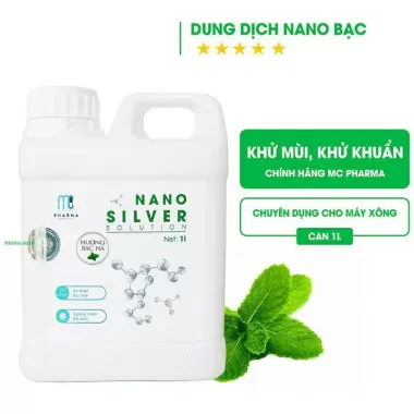 Dung dịch tạo khói nano bạc Mc Pharma | Tinh dầu xông nano Khử khuẩn nhà cửa, khử mùi ô tô, Karaoke (chưa có máy) 1 Dung dịch tạo khói nano bạc Mc Pharma | Tinh dầu xông nano Khử khuẩn nhà cửa, khử mùi ô tô, Karaoke (chưa có máy) 1