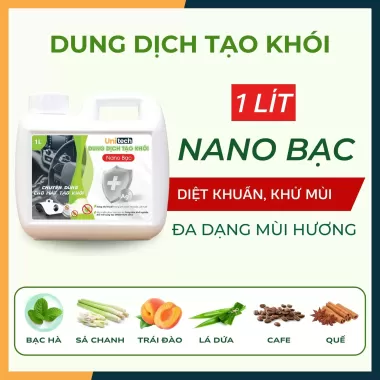 Dung dịch tạo khói nano bạc Mc Pharma | Tinh dầu xông nano Khử khuẩn nhà cửa, khử mùi ô tô, Karaoke (chưa có máy) 9 Dung dịch tạo khói nano bạc Mc Pharma | Tinh dầu xông nano Khử khuẩn nhà cửa, khử mùi ô tô, Karaoke (chưa có máy) 9