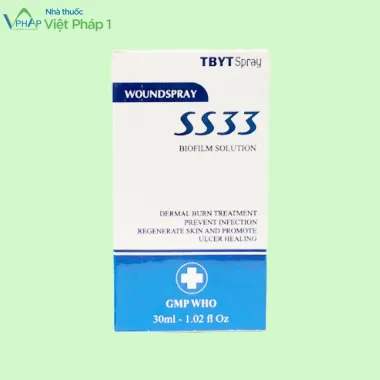 Dung Dịch Xịt Vết Thương SS33 - Liền Thương Nhanh, Tái Tạo Da & Giảm Đau 4 Dung Dịch Xịt Vết Thương SS33 - Liền Thương Nhanh, Tái Tạo Da & Giảm Đau 4