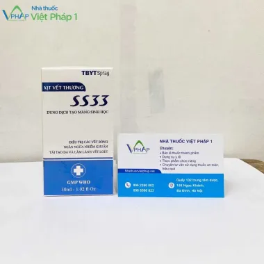Dung Dịch Xịt Vết Thương SS33 - Liền Thương Nhanh, Tái Tạo Da & Giảm Đau