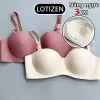 (from nhỏ tăng size) Sét 3 Áo lót cúp ngang su đúc không gọng đệm bàn tay 3cm dành cho V1 nhỏ lép (cúp trơn) 5
