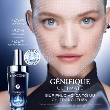 [FS] Serum Phục Hồi Da Vượt Trội Trong 1 Tuần Genifique Ultimate Lancome B50ml 5