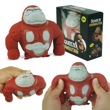 Gamma Baby-Monkey Toys , Fun Gorilla Toys for Kids and Adults, Squeeze Stress Monkey, Sensory Toys for Relieving Stress and Anxiety ADHD and Autism, Birthday Gifts, Halloween, Christmas