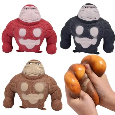 Gamma Baby-Monkey Toys , Fun Gorilla Toys for Kids and Adults, Squeeze Stress Monkey, Sensory Toys for Relieving Stress and Anxiety ADHD and Autism, Birthday Gifts, Halloween, Christmas 4 Gamma Baby-Monkey Toys , Fun Gorilla Toys for Kids and Adults, Squeeze Stress Monkey, Sensory Toys for Relieving Stress and Anxiety ADHD and Autism, Birthday Gifts, Halloween, Christmas 4