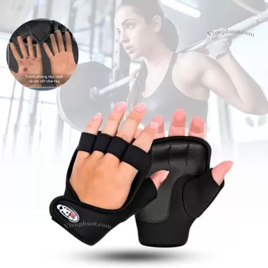 Găng Tay Đệm Tập Nâng Tạ Hở 4 Ngón Chuyên Nghiệp Cho Nam Và Nữ Sự Bảo Vệ