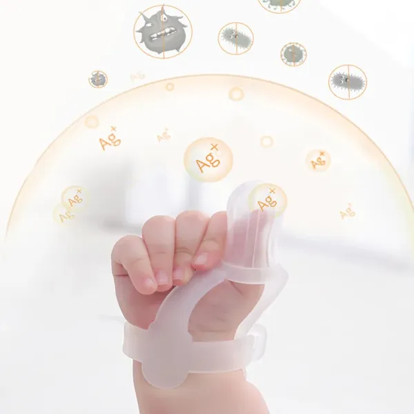 Hình ảnh sản phẩm Găng Tay Silicon Chống Mút Ngón Tay Trẻ Em - Ngăn Mài Mòn & Kích Ứng Chỉ 61185đ