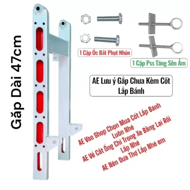 Gắp phây wuave nhỏ, Đrem, Cúp Dài 50cm, Kèm pass tăng sên và óc phuộc nhún, Lắp như zin 1 Gắp phây wuave nhỏ, Đrem, Cúp Dài 50cm, Kèm pass tăng sên và óc phuộc nhún, Lắp như zin 1