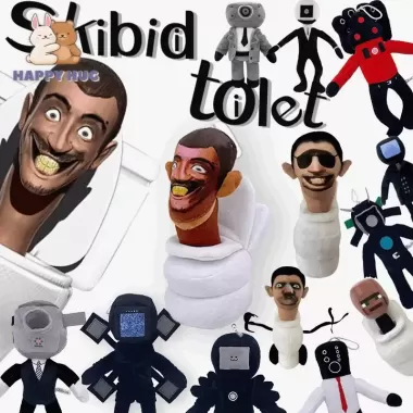 Gấu Bông Đồ Chơi Skibidi Toilet Titan Cameraman v2 TV Man Speakerman Clock man Drill Man Trio thú bông bồn cầu vui nhộn 6 Gấu Bông Đồ Chơi Skibidi Toilet Titan Cameraman v2 TV Man Speakerman Clock man Drill Man Trio thú bông bồn cầu vui nhộn 6
