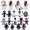 Gấu Bông Đồ Chơi Skibidi Toilet Titan Cameraman v2 TV Man Speakerman Clock man Drill Man Trio thú bông bồn cầu vui nhộn 8