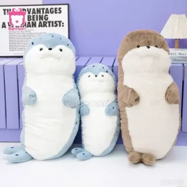 Gấu Bông Hải Cẩu Memon Khổng Lồ Mềm Mịn Siêu Cute Gối Ôm Hải Cẩu Rái Cá Giá Cực Sốc 255k