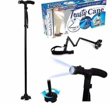Gậy Chống Trượt Cho Người Già Có Đèn Pin Gấp Gọn Chính Hãng Giá 220k - BH 12T