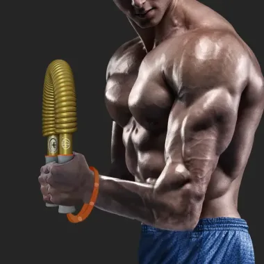 Gậy lò xo tập cơ tay ngực 70-100kg giá rẻ chỉ 205k Tặng túi đựng tập gym thể thao 4