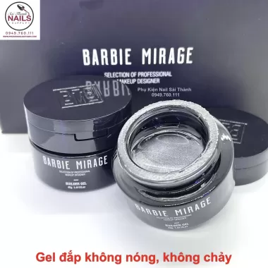 Gel đắp Diamond Builder gel-Barbie Mirage-B.B.M 40ml-Clear 3