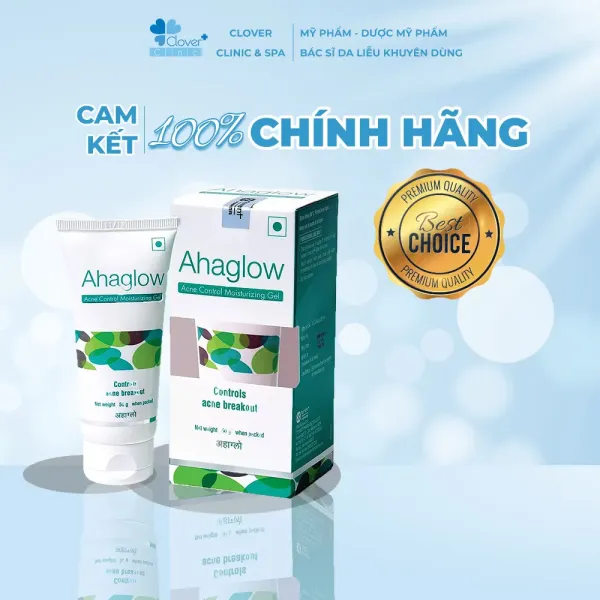 Thành phần chính của Gel Dưỡng Ẩm Kiểm Soát Mụn AHAGLOW và cách chúng hỗ trợ da mụn