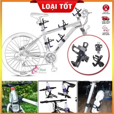 Giá đỡ bình nước gắn xe máy SEAMETAL xe đạp kẹp tự động 3