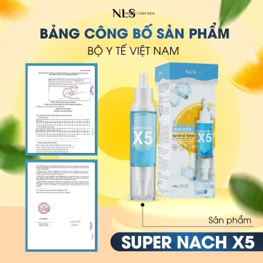 (Giá Sỉ) Combo Super Nách X5 2IN1 Serum Nach, Toner Nach, Xịt miệng Kiss Love NLS - SanDoTrend 5