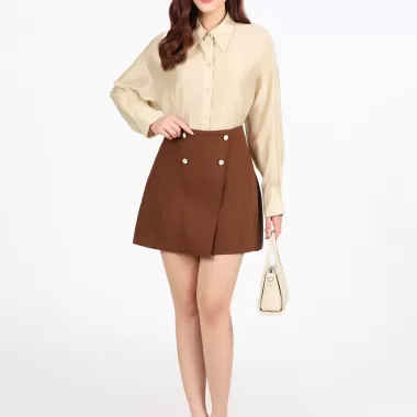 [Giảm Giá] Váy xù không đều phong cách đường phố, phù hợp xuân hè với váy ngắn QPLD 1