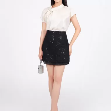 [Giảm Giá] Váy xù không đều phong cách đường phố, phù hợp xuân hè với váy ngắn QPLD 3